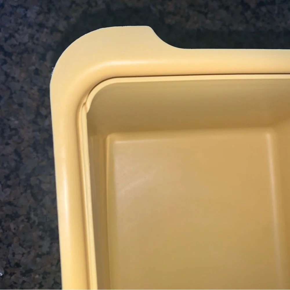 2 Tupperware containers a deli/bacon & a bread container